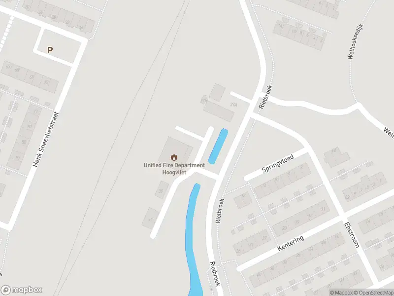 Brandweer met normale urgentie naar de Rietbroek in Hoogvliet Rotterdam