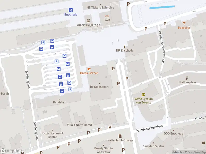 Politie naar de Stationsplein in Enschede