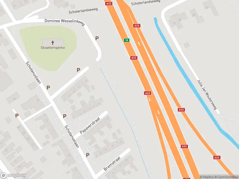 Brandweer met gepaste spoed naar de Schoterlandseweg in Oudeschoot