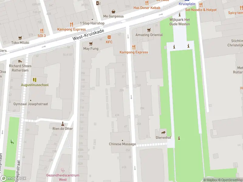 Ambulance met grote spoed naar de Gouvernestraat in Rotterdam