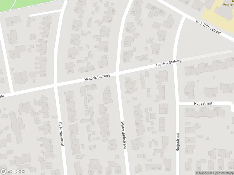 Brandweer met normale urgentie naar de W.J. Bitterstraat in Ede vanwege dier(en) in nood