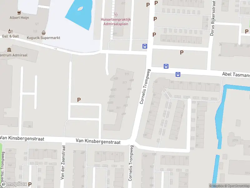 Ambulance met grote spoed naar de Admiraalsplein in Dordrecht