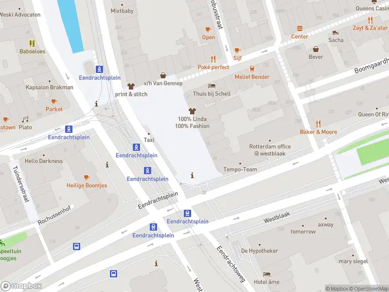 Ambulance met grote spoed naar de Eendrachtsplein in Rotterdam