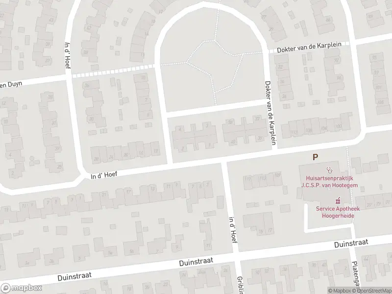 Politie met grote spoed naar de dokter van de Karplein in Hoogerheide vanwege letsel