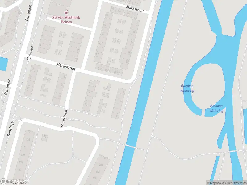 Ambulance met gepaste spoed naar de Markstraat in Ridderkerk