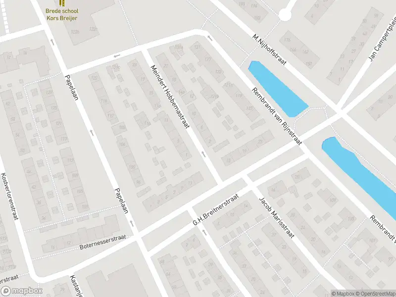 Brandweer met gepaste spoed naar de Meindert Hobbemastraat in Weesp