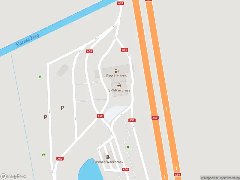 112 melding Brandweer met gepaste spoed naar de A 50 in Heteren vanwege voertuigbrand