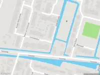 Ambulance met gepaste spoed naar de Lands Welvaren in Krimpen aan de Lek