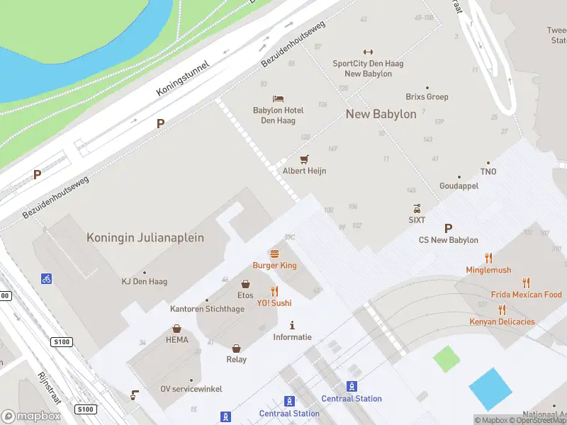 Ambulance naar de Koningin Julianaplein in 's-Gravenhage