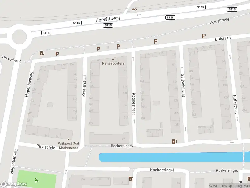 Ambulance met grote spoed naar de Koggestraat in Rotterdam