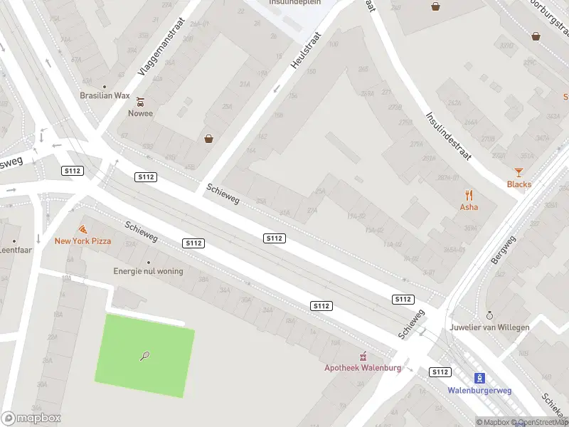 112 melding Ambulance met gepaste spoed naar de Schieweg in Rotterdam