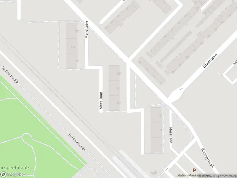 Ambulance met grote spoed naar de Merellaan in Maassluis