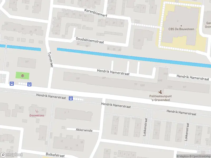 Ambulance met gepaste spoed naar de Hendrik Hamerstraat in 's-Gravendeel