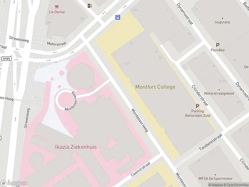 Besteld ambulance vervoer naar de Montessoriweg in Rotterdam