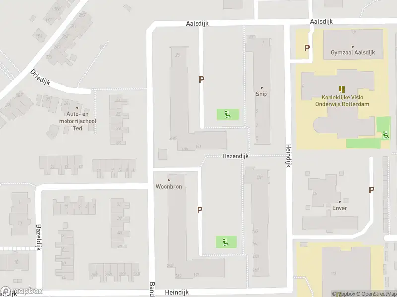 Ambulance met grote spoed naar de Hazendijk in Rotterdam