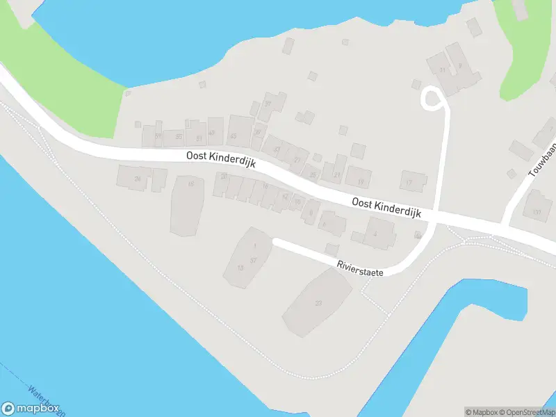 Ambulance met grote spoed naar de Oost Kinderdijk in Alblasserdam
