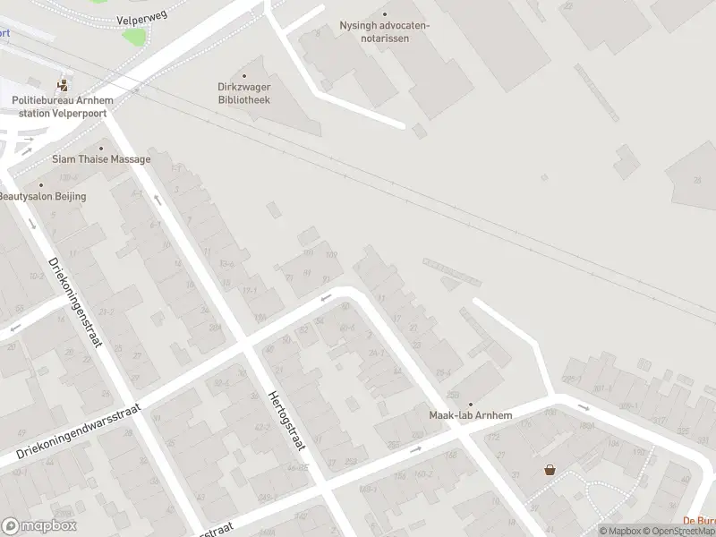 112 melding Overlastmelding Karel van Gelderstraat in Arnhem gesloten