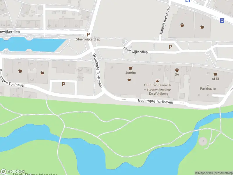 Brandweer met gepaste spoed naar de Gedempte Turfhaven in Steenwijk