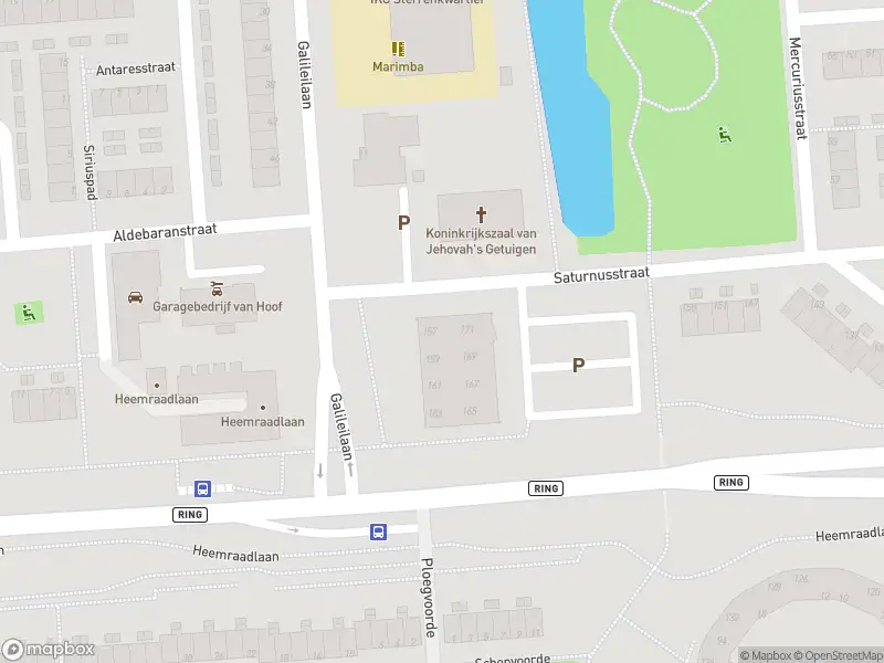 Ambulance met gepaste spoed naar de Saturnusstraat in Spijkenisse