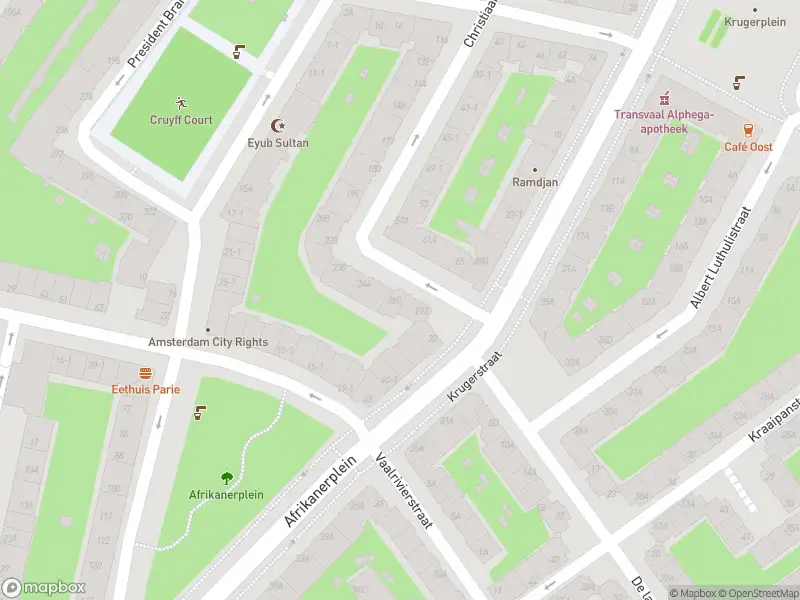 Ambulance met grote spoed naar de Krugerstraat in Amsterdam
