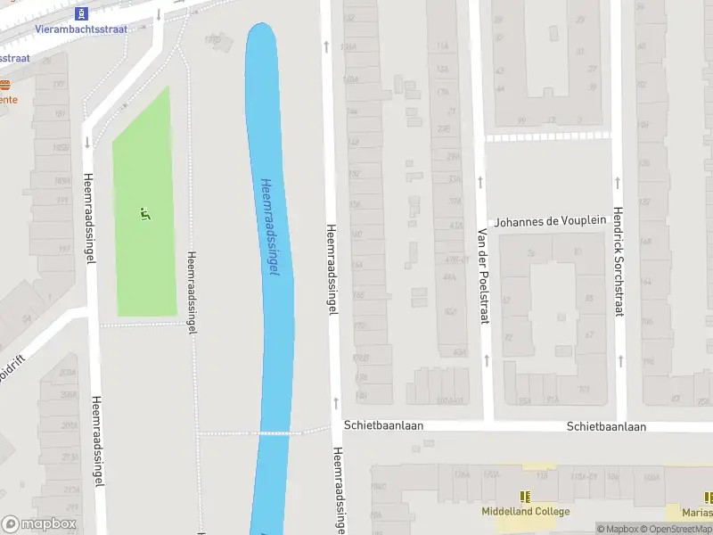 Ambulance met gepaste spoed naar de Heemraadssingel in Rotterdam