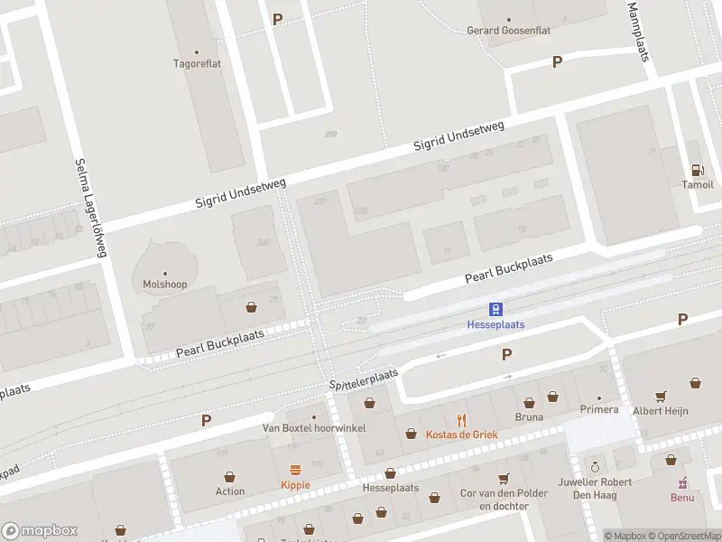 Ambulance met grote spoed naar de Pearl Buckplaats in Rotterdam