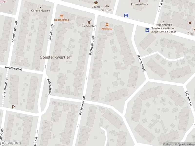 Brandweer met gepaste spoed naar de Plataanstraat in Amersfoort vanwege stormschade