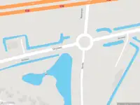 Politie met grote spoed naar de Strjitwei in Dronryp vanwege personen te water