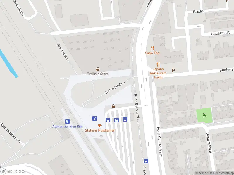 Brandweer met gepaste spoed naar de Stationsplein in Alphen aan den Rijn