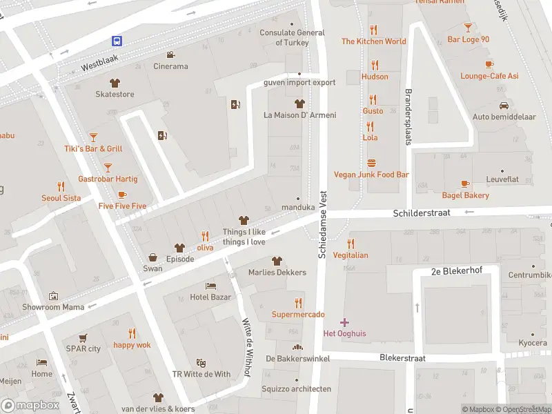 Besteld ambulance vervoer naar de Witte de Withstraat in Rotterdam