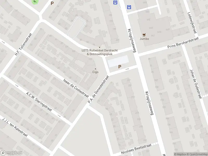 Overlastmelding J.P. Heijeplein in Dordrecht gesloten