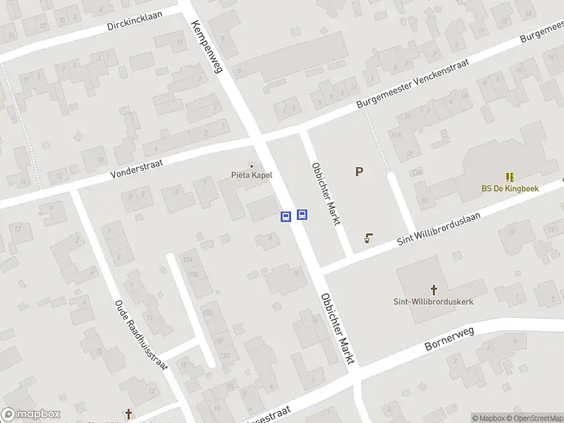 Overlastmelding Obbichter Markt in Obbicht gesloten