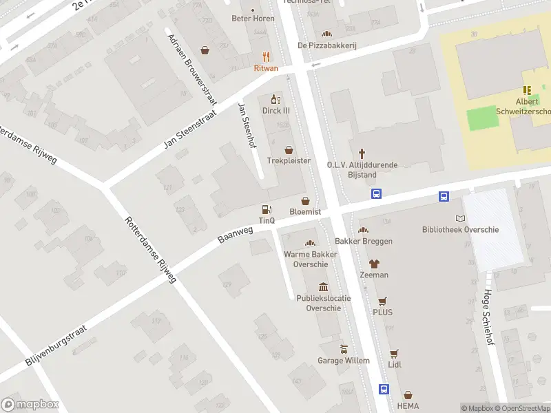 Brandweer met grote spoed naar de Baanweg in Rotterdam