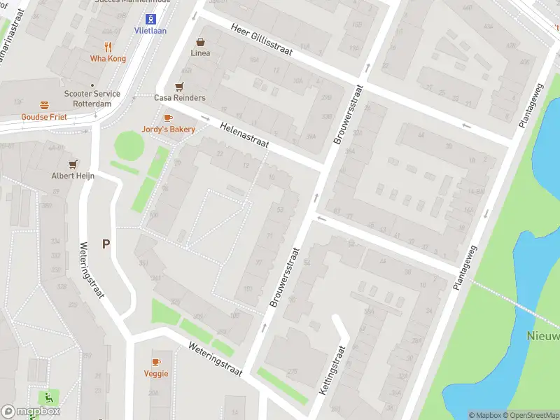 Ambulance met grote spoed naar de Brouwersstraat in Rotterdam