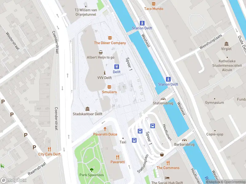 Ambulance met grote spoed naar de Houttuinen in Delft