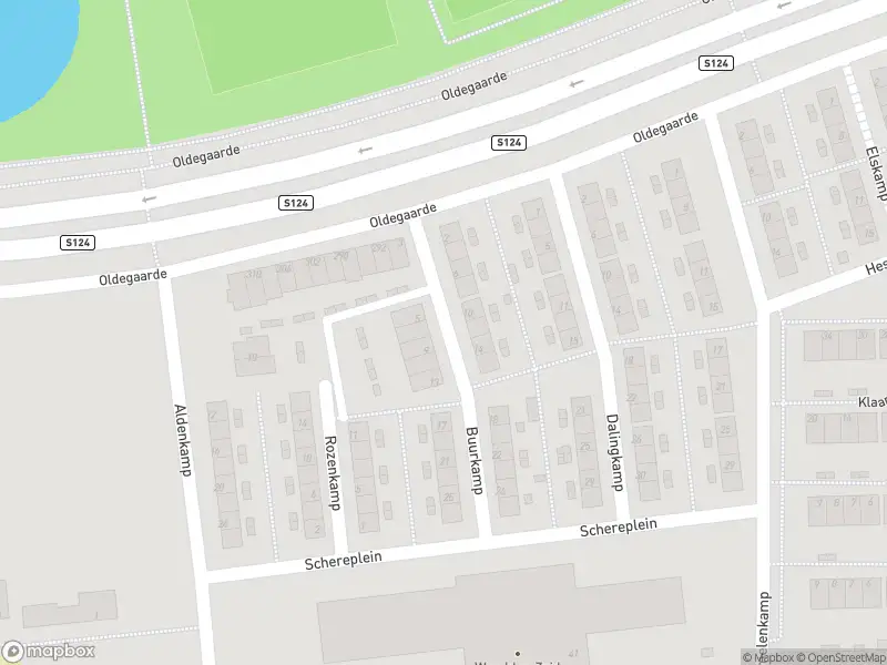 Ambulance met gepaste spoed naar de Buurkamp in Rotterdam