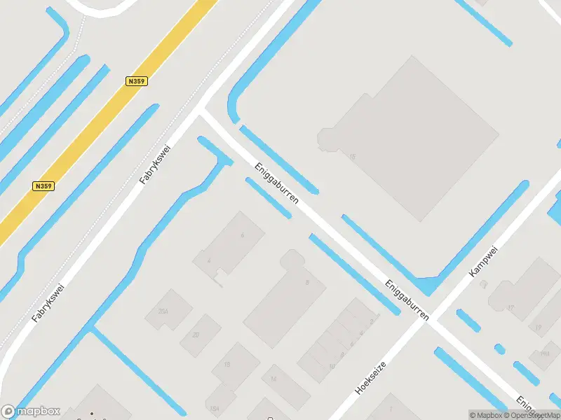 Brandweer met grote spoed naar de Eniggaburren in Workum vanwege waarnemen gaslucht