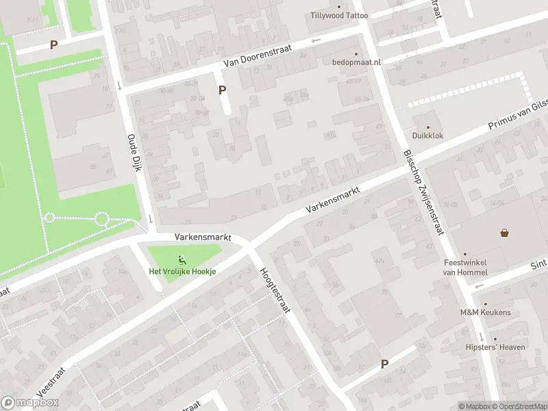 112 melding Anonieme overlastmelding Varkensmarkt in Tilburg gesloten