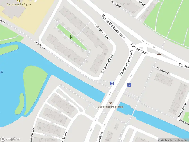 Brandweer met gepaste spoed naar de Barkpad in Amsterdam