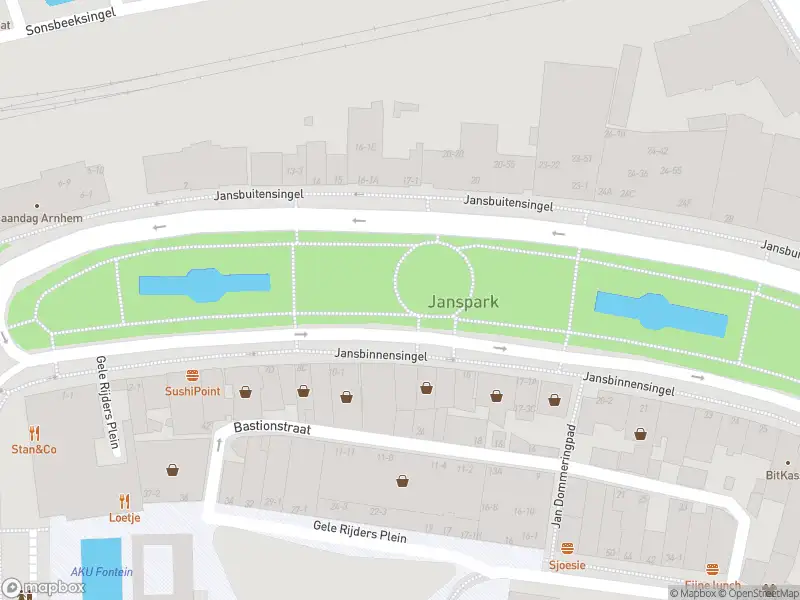 Brandweer met gepaste spoed naar de Jansbuitensingel in Arnhem vanwege stankoverlast