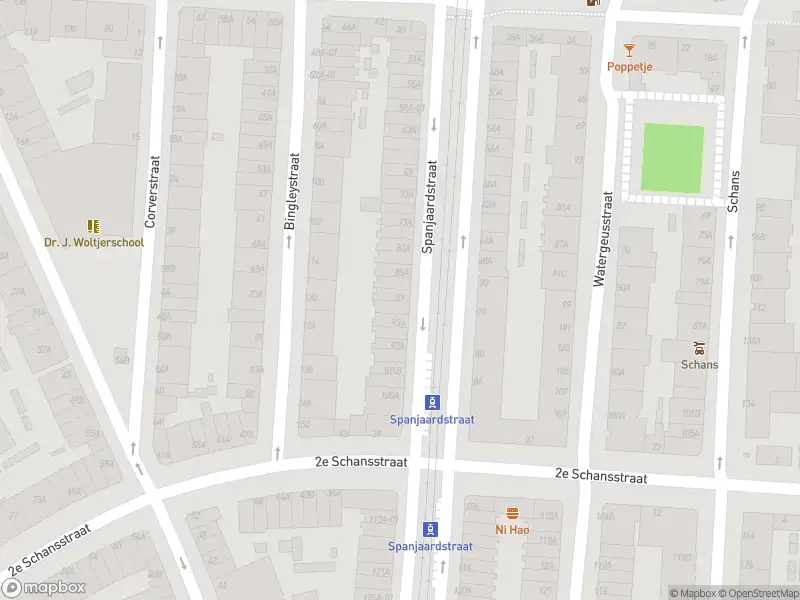 Traumahelikopter naar de Spanjaardstraat in Rotterdam