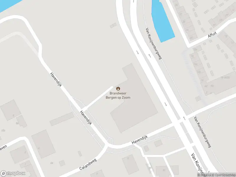 Brandweer met gepaste spoed naar de Havenplein in Bergen op Zoom