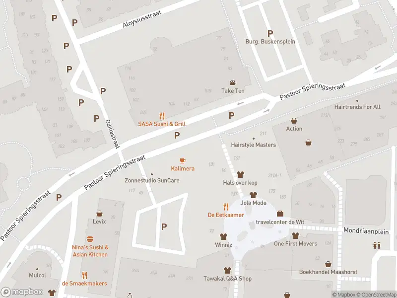 Brandweer met gepaste spoed naar de Marktstraat in Uden