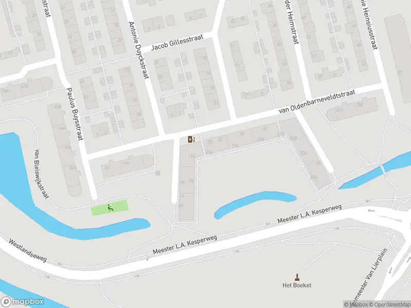 Ambulance met grote spoed naar de Van Oldenbarneveldtstraat in Vlaardingen
