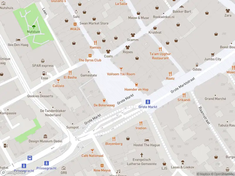 Brandweer met gepaste spoed naar de Grote Markt in 's-Gravenhage vanwege een liftopsluiting