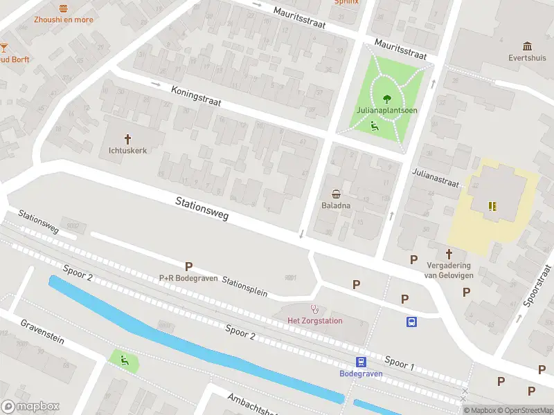 Brandweer met grote spoed naar de Stationsweg in Bodegraven vanwege gebouwbrand