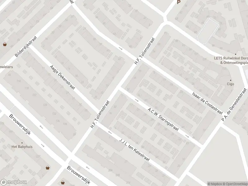 Ambulance met gepaste spoed naar de A.C.W. Staringstraat in Dordrecht