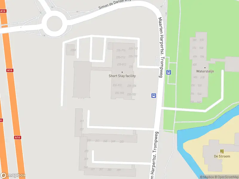 Ambulance met grote spoed naar de Maarten Harpertsz. Trompweg in Dordrecht