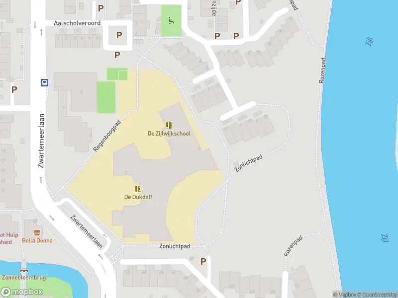 Ambulance met gepaste spoed naar de Schaduwpad in Leiden