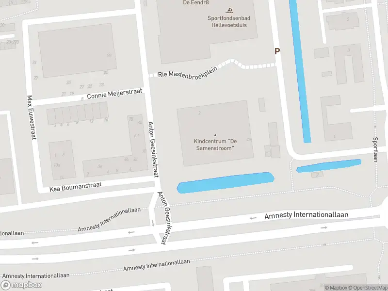 Brandweer naar de Amnesty Internationallaan in Hellevoetsluis